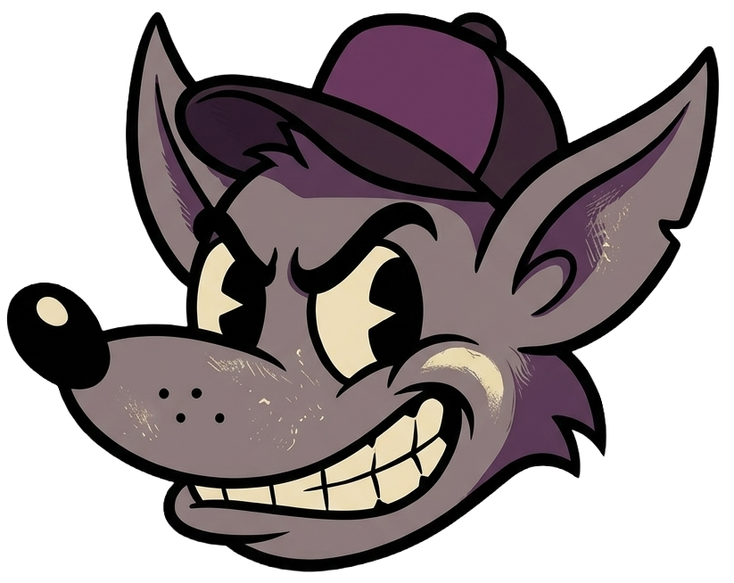 Animated Wolf Head